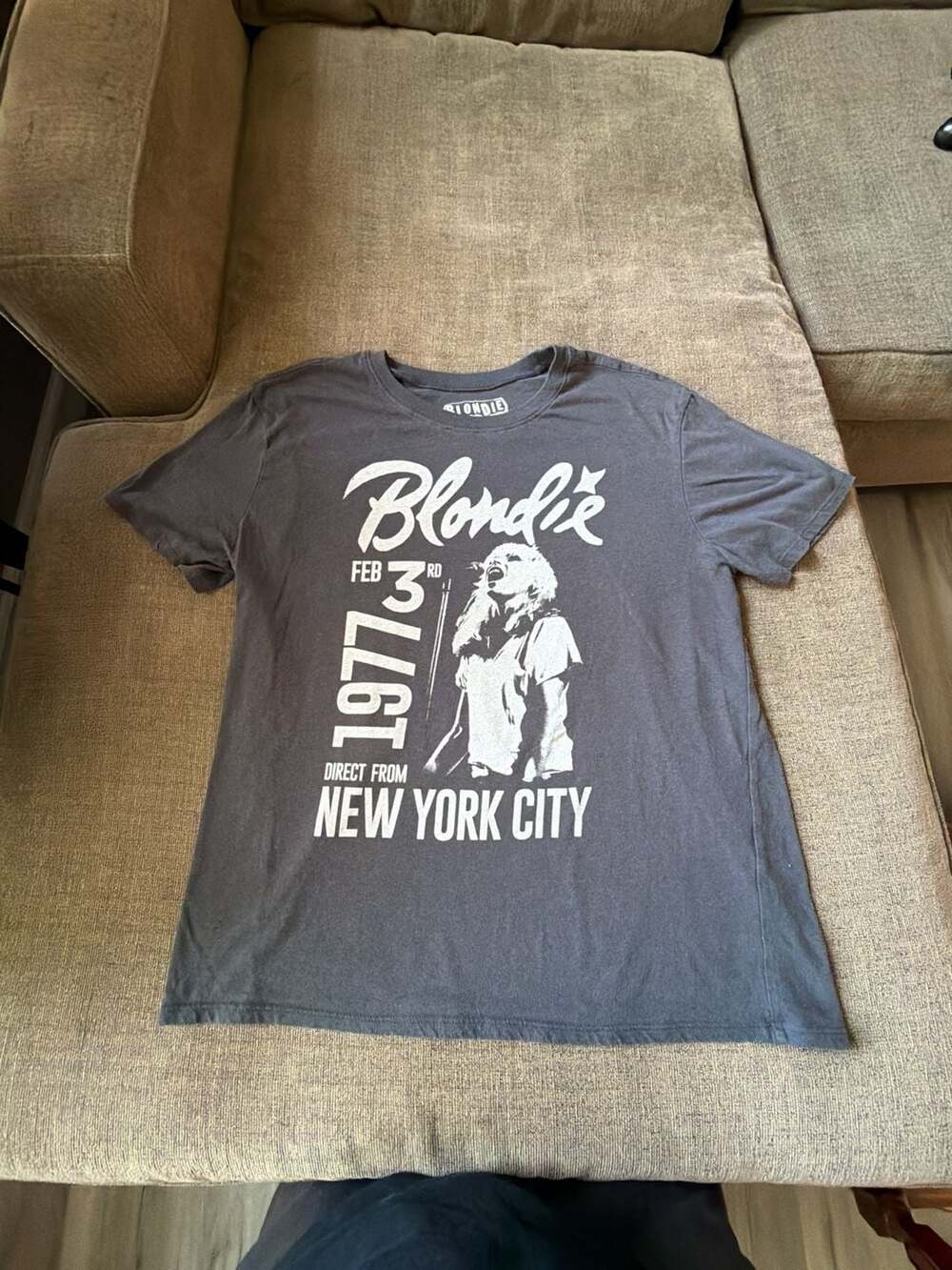 Blondie Feb 3rd 1977 New York City Graphic T-Shirt